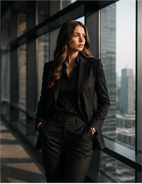 Modern Window Portrait