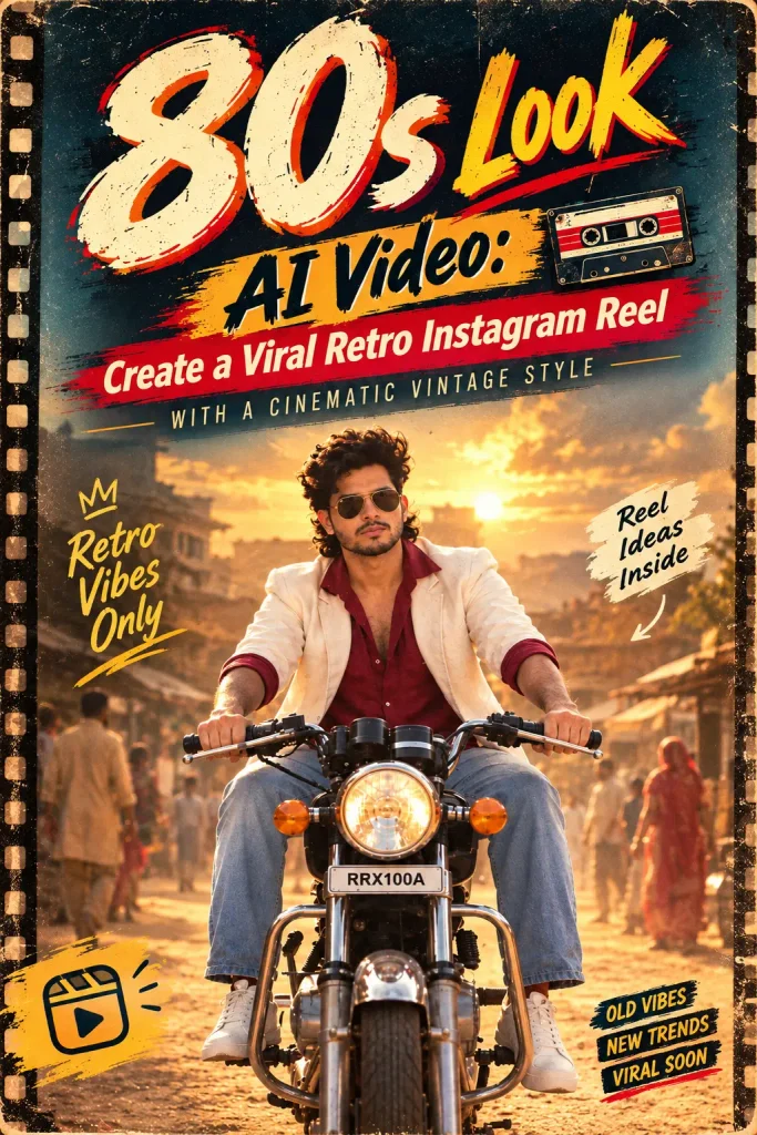 80s Look AI Video: Create a Viral Retro Instagram Reel With a Cinematic Vintage Style