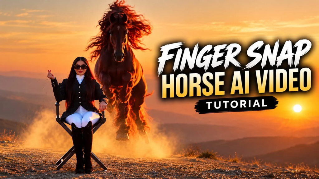 Finger Snap Horse AI Video – Create a Viral AI Horse Video